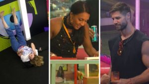 BBB 26: madrugada de Festa tem choro, beijões, “inveja” e alerta sobre sister. Fotos: Reprodução / Globoplay