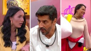 BBB 26 pega fogo após troca de quarto e racha no grupo. Fotos: Reprodução / Globoplay