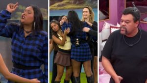 BBB 26 pega fogo após Sincerão: barracos, choro e pedido de desculpas. Fotos: Reprodução / Globoplay