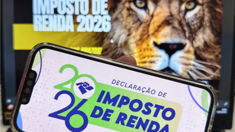 Contribuinte declarando ganhos de apostas esportivas no programa do Imposto de Renda IRPF 2026.