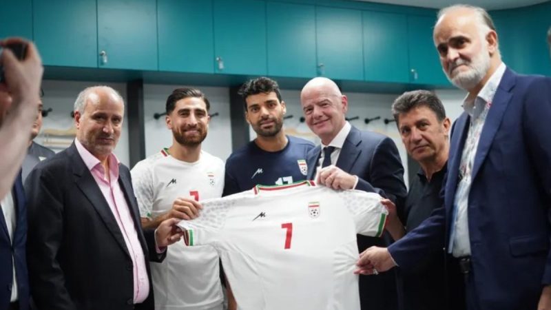 Mehdi Taj, presidente da Federação de Futebol do Irã, em pronunciamento sobre a Copa do Mundo de 2026.