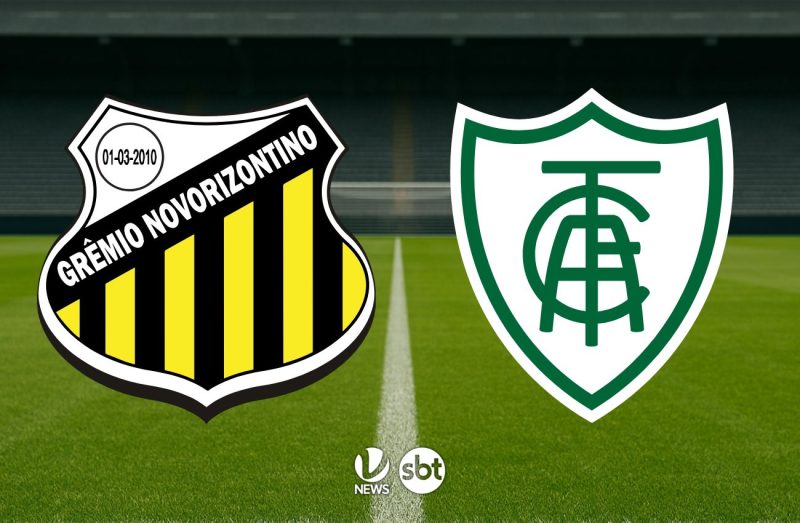Confronto Novorizontino x América-MG pela Copa Sul-Sudeste 2026 no Estádio Jorge Ismael de Biasi.