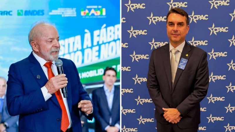 Lula em destaque em análise da pesquisa Atlas/Bloomberg sobre intenções de voto no segundo turno.