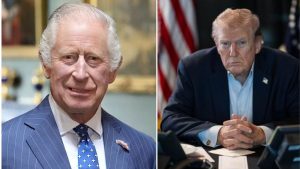 Rei Charles III e Rainha Camilla em viagem oficial aos Estados Unidos para compromissos diplomáticos.