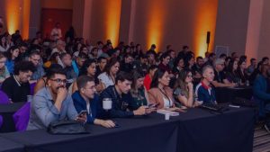 Global Trade Summit 2026 no Royal Palm Hall em Campinas, evento de comércio exterior da ACIC.