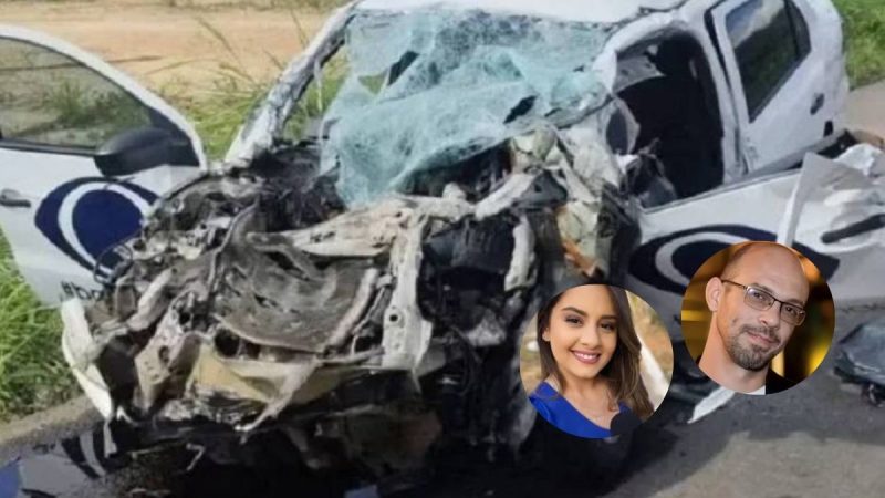 Local do grave acidente na BR-381 em Sabará envolvendo os jornalistas Alice Ribeiro e Rodrigo Lapa.