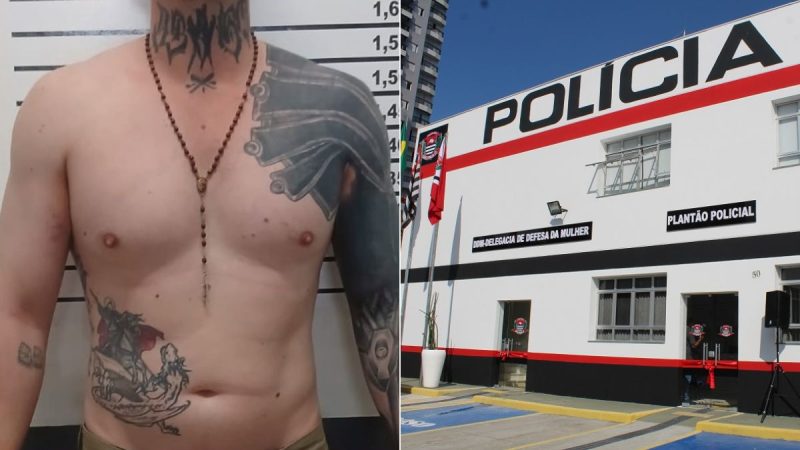 Homem estrangeiro preso por importunação sexual em Santos após abordagem no bairro Gonzaga.