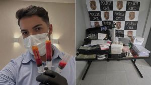 Falso médico Mattheus Ricardo preso por realizar procedimentos estéticos invasivos no litoral de São Paulo.