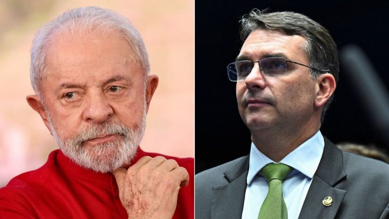 Pesquisa Atlas/Inter Bloomberg: Lula lidera intenção de voto contra Flávio Bolsonaro.