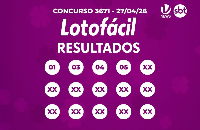 Lotofácil 3671 pode pagar R$ 2 milhões hoje; veja os números