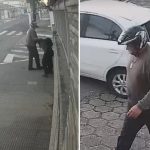 Vídeo: Mulher é atacada a caminho do trabalho em São Vicente, litoral de SP