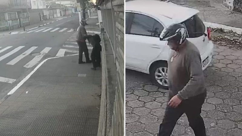 mulher é atacada enquanto seguia para o trabalho em São Vicente