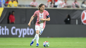 Luka Modric com o uniforme da Seleção Croata de Futebol, liderando a equipe convocada para a Copa do Mundo de 2026.