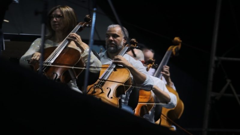Orquestra Municipal de Campinas em apresentação do concerto Chiquinha Gonzaga – A Maestra Brasileira.