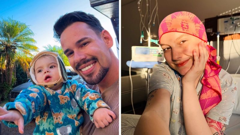 Lucas Borbas e Isabel Veloso em registro pessoal para homenagem de Dia das Mães do influenciador.