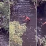 Jovem tenta fugir para área de mangue após ser flagrado com drogas em Cubatão