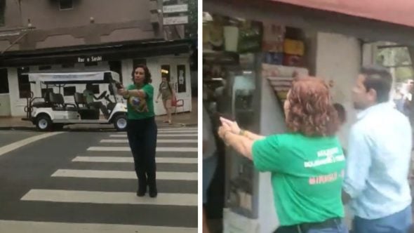STF retoma julgamento de Carla Zambelli por porte ilegal de arma e constrangimento contra jornalista (Foto: redes sociais)