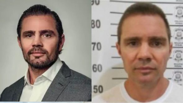 Daniel Vorcaro, banqueiro e dono do Banco Master, em destaque no contexto de sua transferência para uma cela comum na Superintendência da Polícia Federal em Brasília.