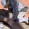 Homem pelado em Bragança Paulista (Foto: Reprodução / Celso Ricardo)