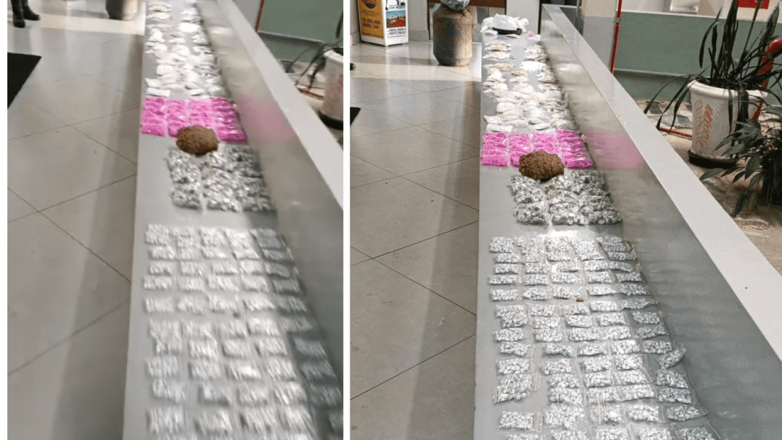 Drogas apreendidas em Águas de Lindóia (Foto: Reprodução / PM)