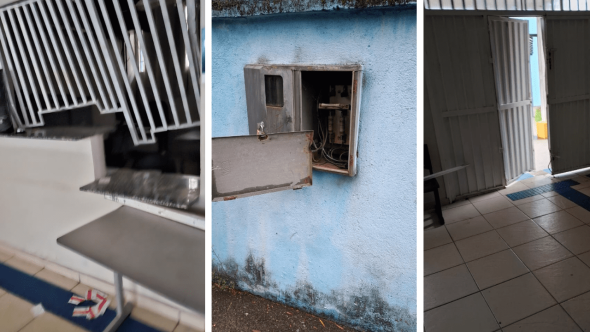 Outra unidade de saúde é alvo de furto em Bragança Paulista (Foto: Reprodução / SECOM)