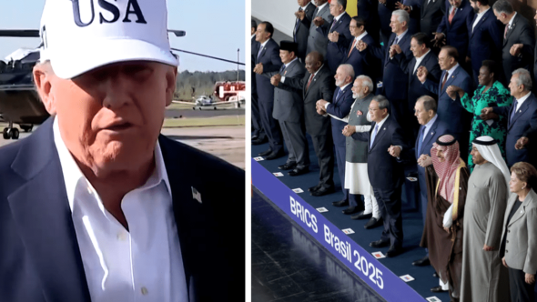Trump anuncia tarifas ao Brics (Foto: reprodução / Aline Massuca/BRICS Brasil)