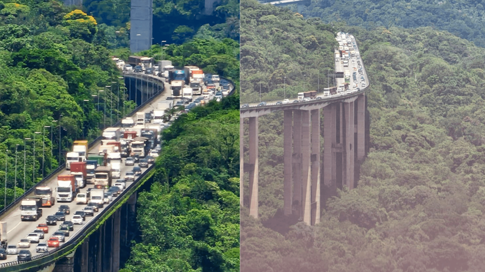 Imigrantes congestionada