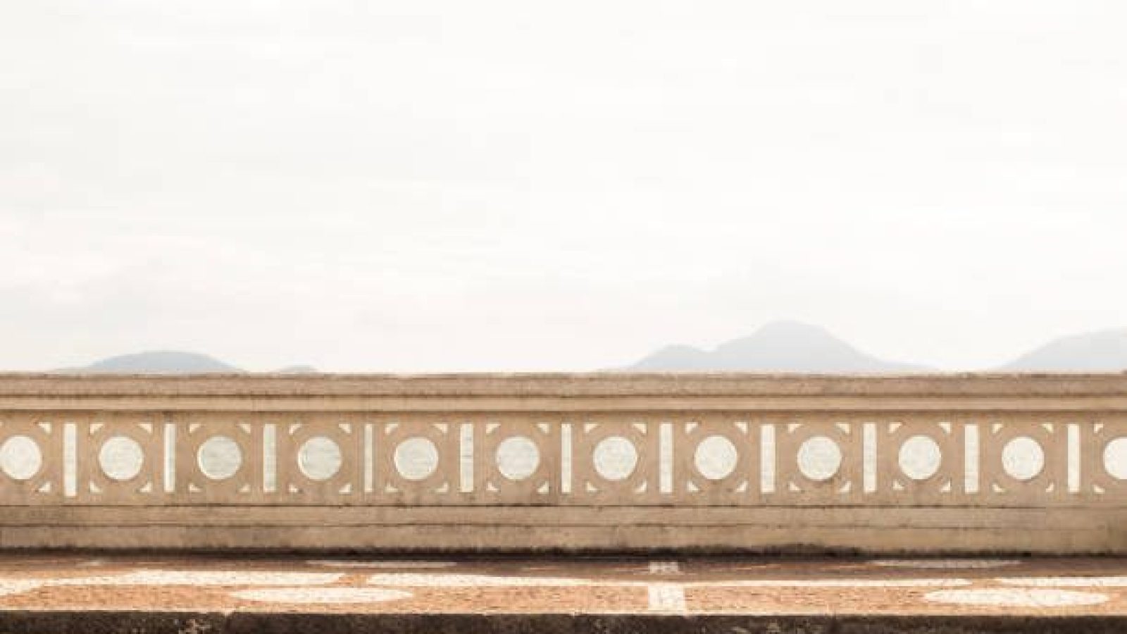 The famous wall of saints on the beach