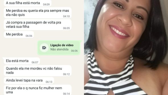após matar esposa, homem envia mensagem para sogra confessando o crime