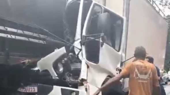 acidente anchieta cubatão imagens: Marcelo Ricky