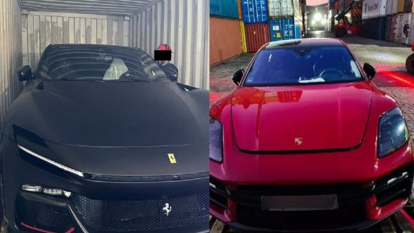 Carros de luxo de Neymar Jr em Santos
