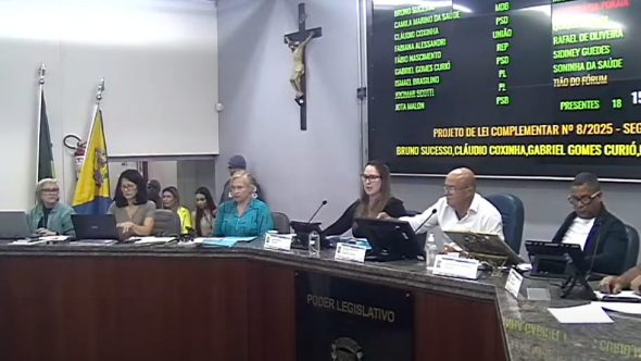 Câmara de Bragança Paulista aprova PLC do IPTU (Foto: Reprodução / YouTube)