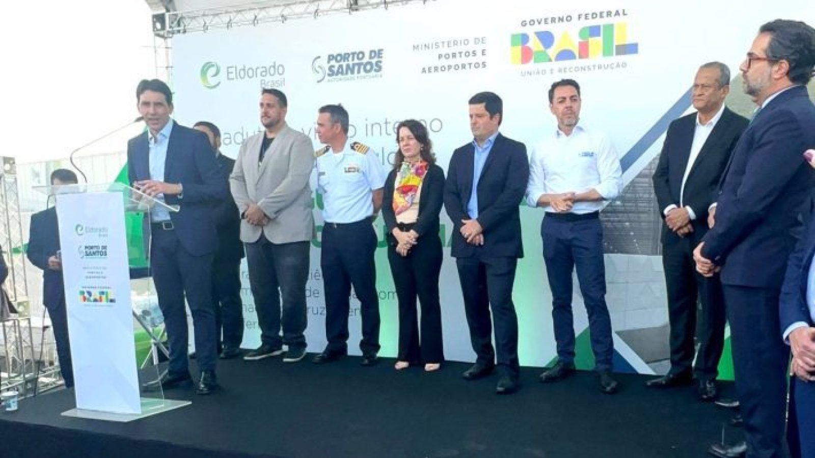 inauguração viaduto - ministro