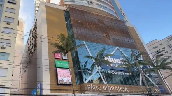 Shopping Incêndio Fumaça Fogo Santos Pátio Iporanga