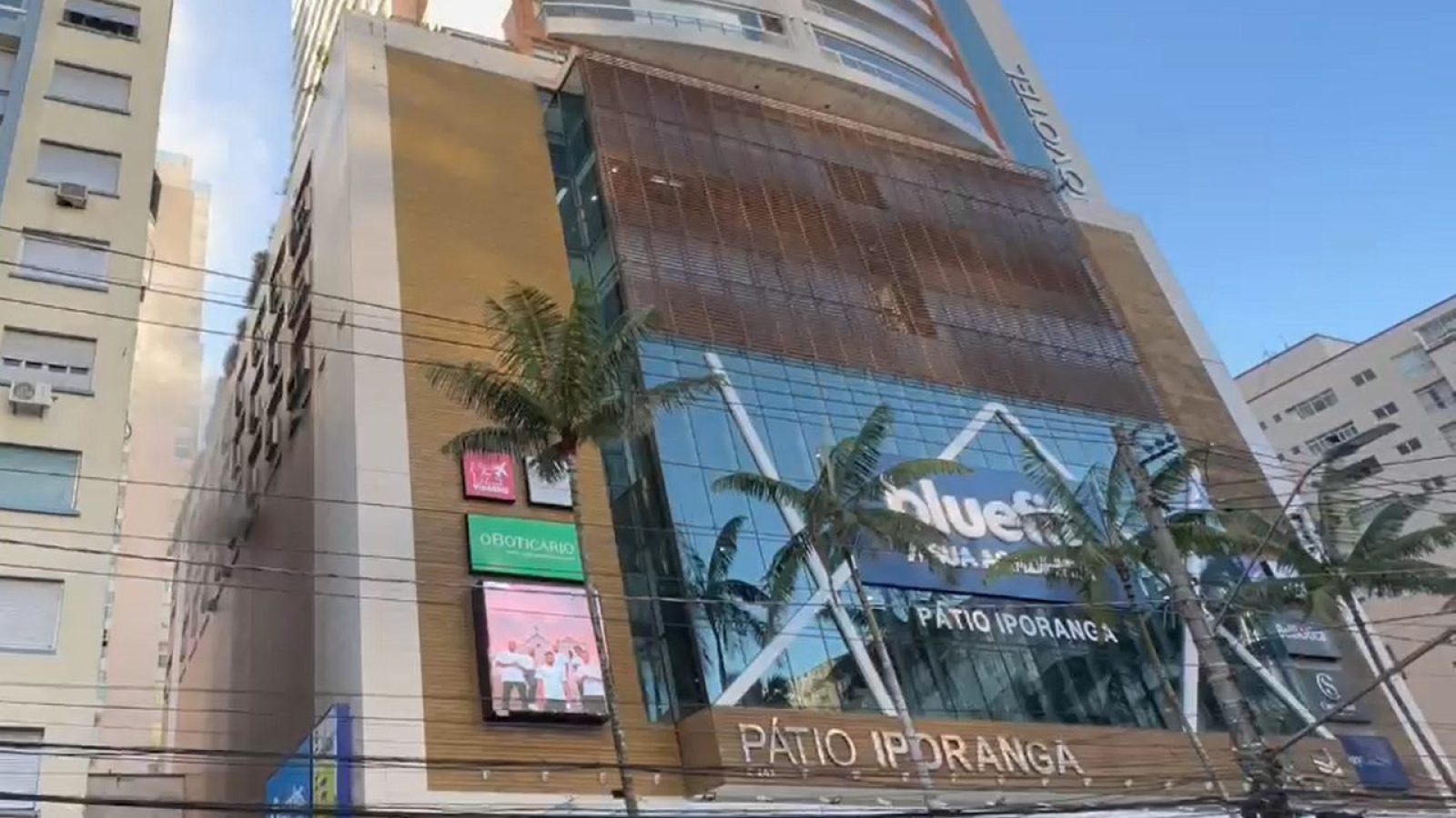 Shopping Incêndio Fumaça Fogo Santos Pátio Iporanga