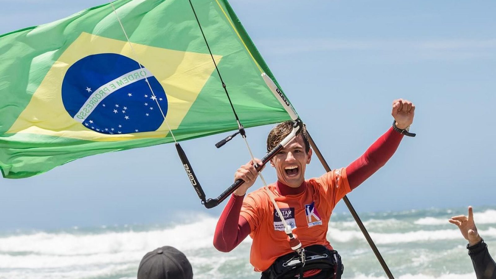 Gabriel Benetton kite-surf itanhaém