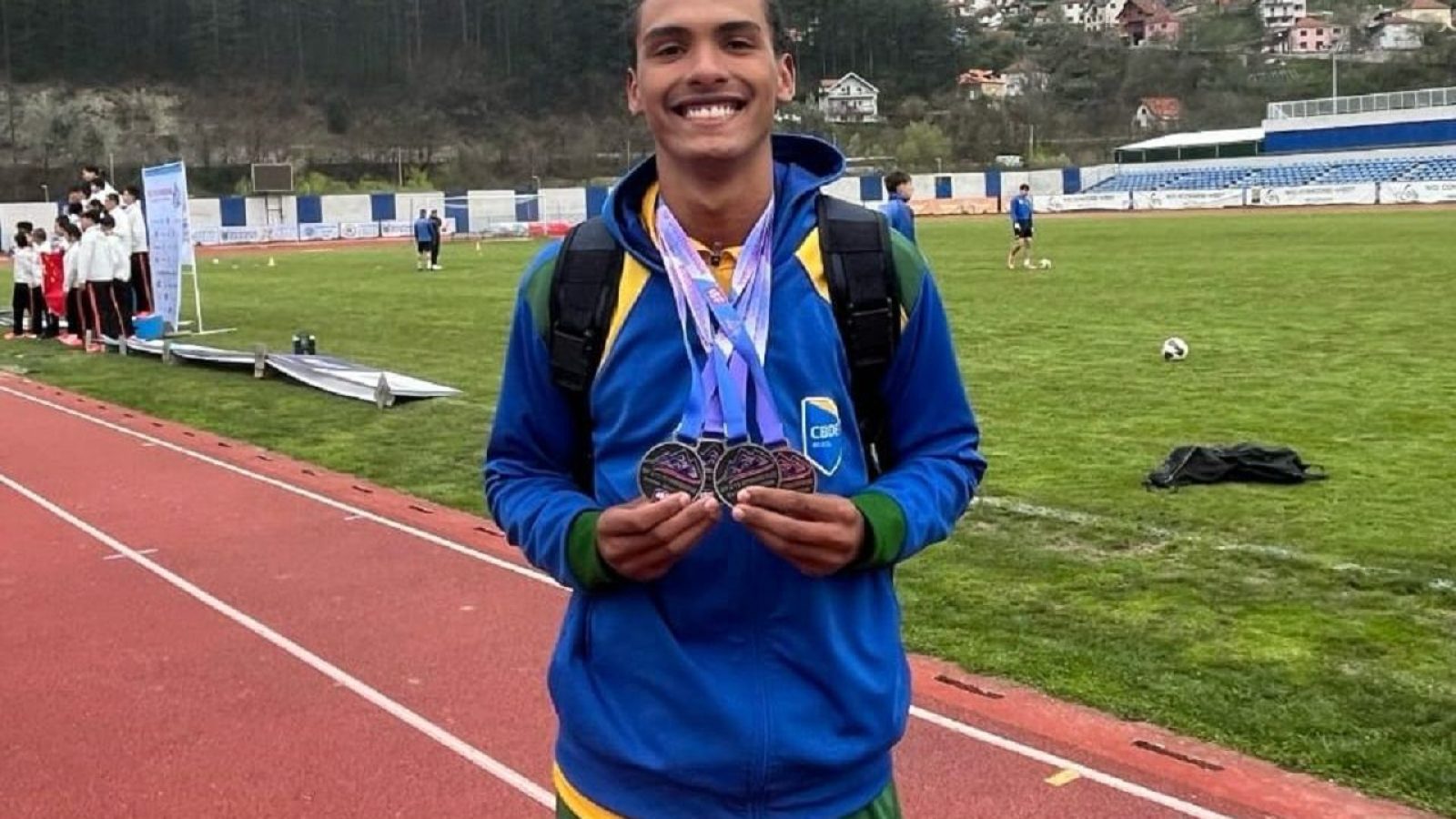 Medalhista Praia Grande Revelação Giancarlo Conceição