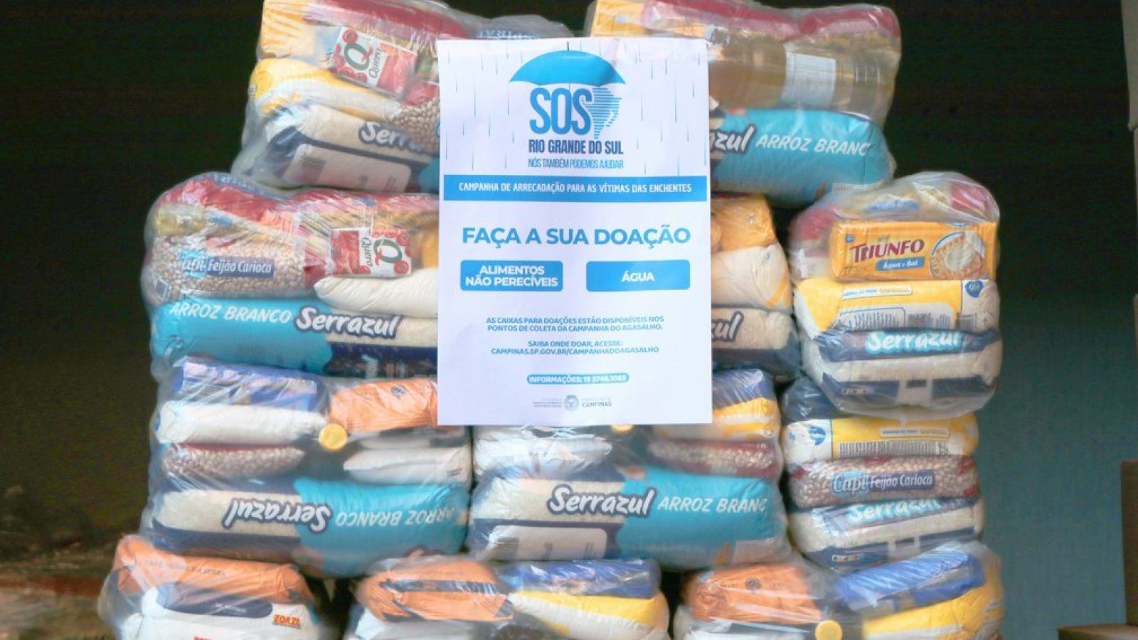 mutirão enchente campinas