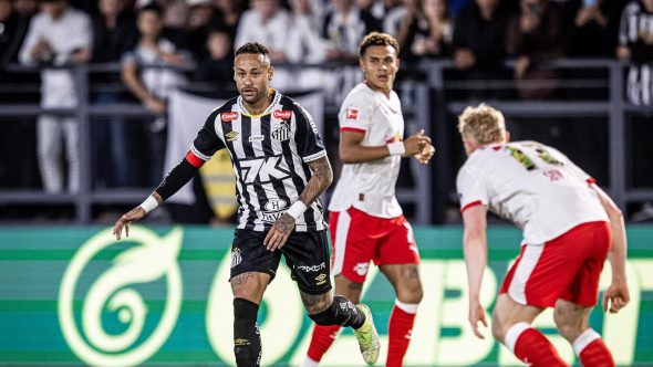 neymar santos rb leipzig amistoso raul baretta santos fc
