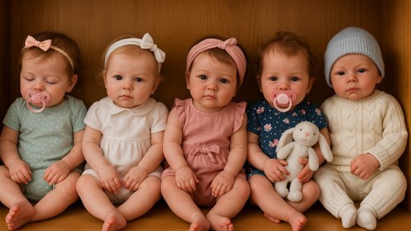 Bebê reborn, bonecos realistas vendidos no Brasil.
