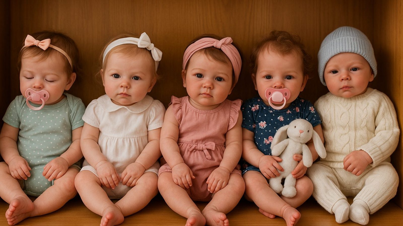 Bebê reborn, bonecos realistas vendidos no Brasil.