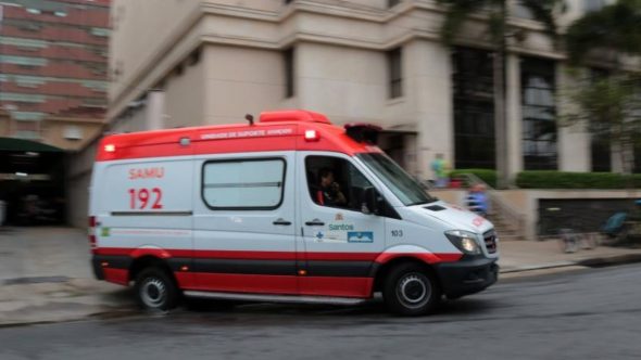 ambulancia samu de santos