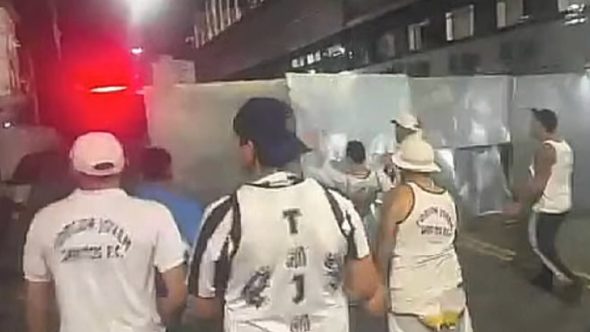 Santos Vila Belmiro tumulto Energia 97 FM