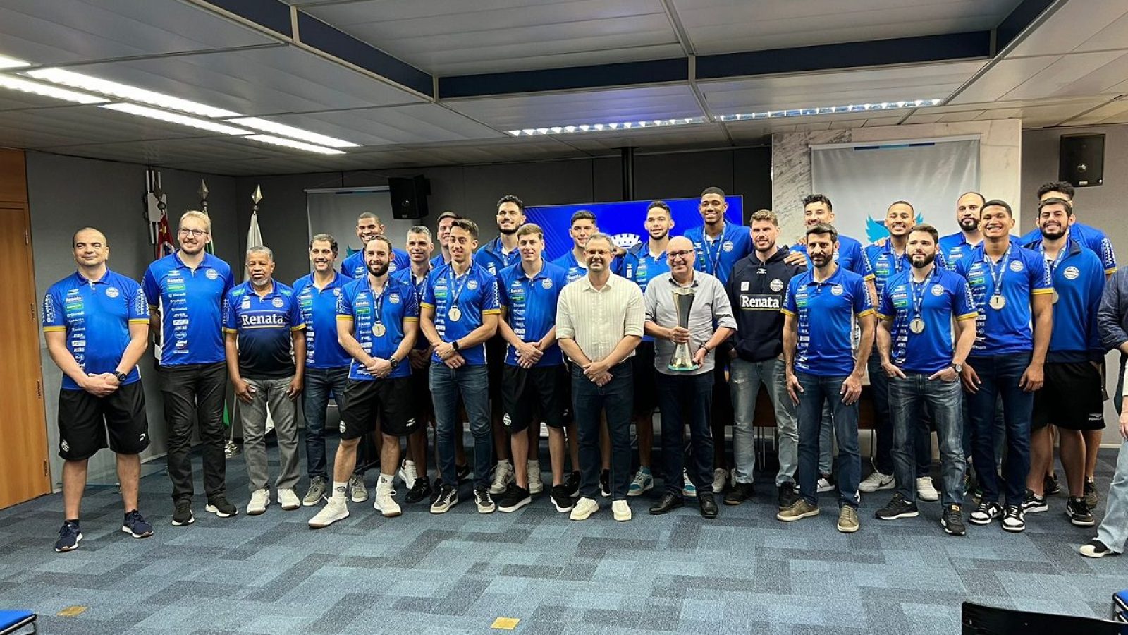 prefeito vôlei renata campinas gustavo negreto